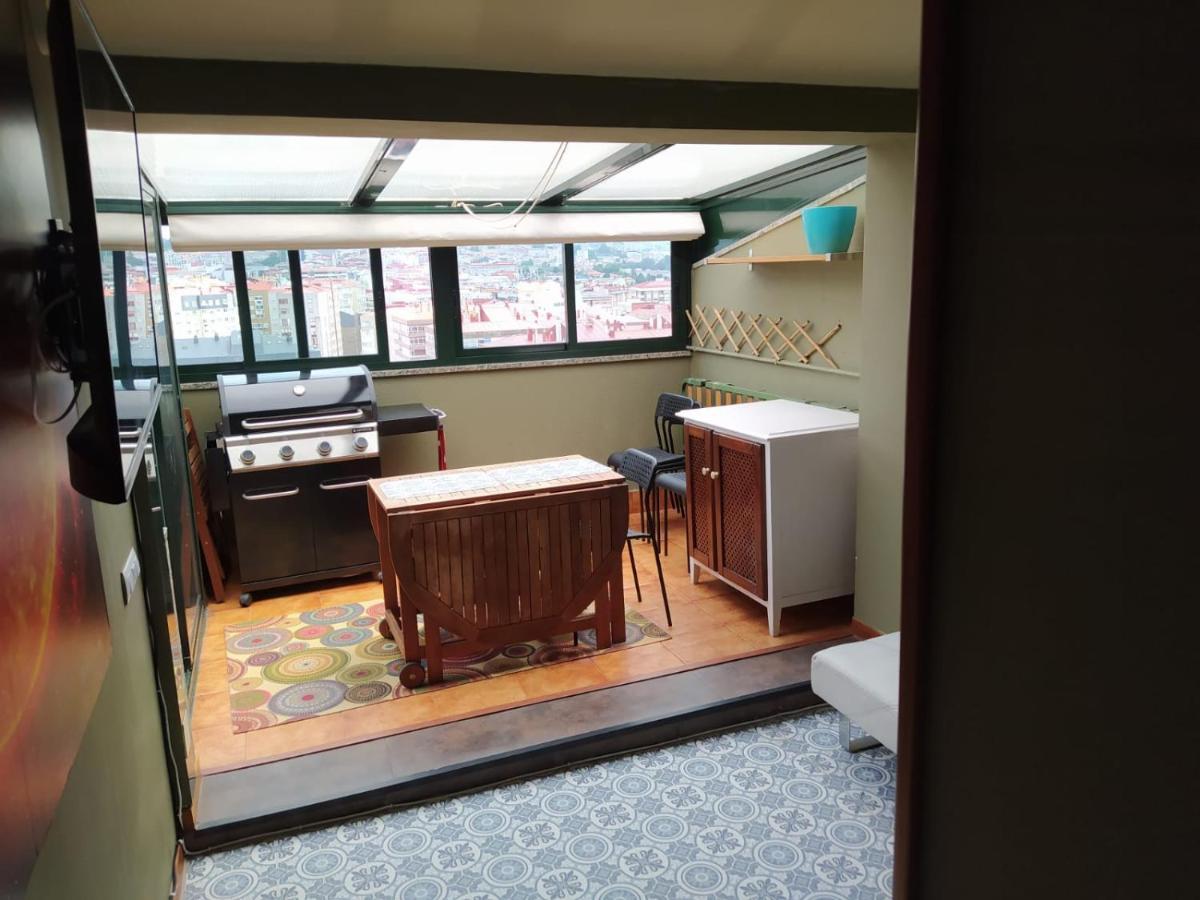Duplex Amplio,Parking Wifi, 2 Terrazas, Bien Conectado Con Playas, Zona Segura Daire Vigo Dış mekan fotoğraf