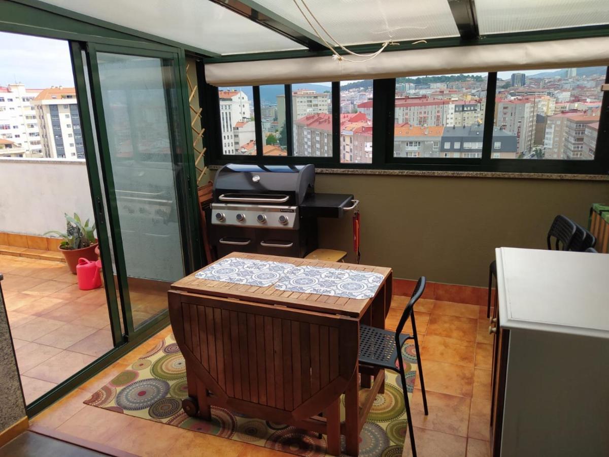 Duplex Amplio,Parking Wifi, 2 Terrazas, Bien Conectado Con Playas, Zona Segura Daire Vigo Dış mekan fotoğraf